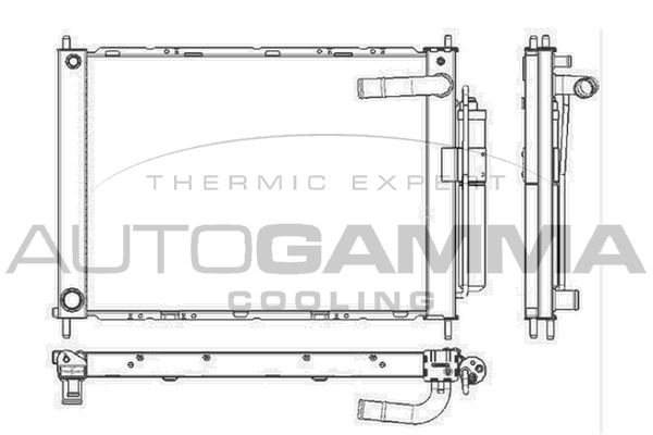 AUTOGAMMA Radiators, Motora dzesēšanas sistēma 105901