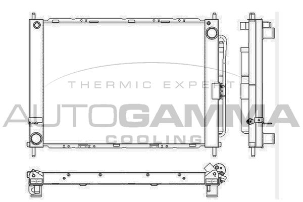 AUTOGAMMA Radiators, Motora dzesēšanas sistēma 105902
