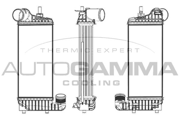 AUTOGAMMA Интеркулер 105910