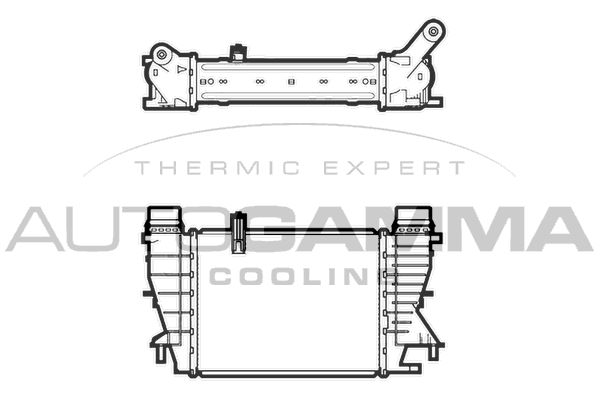 AUTOGAMMA Интеркулер 105941