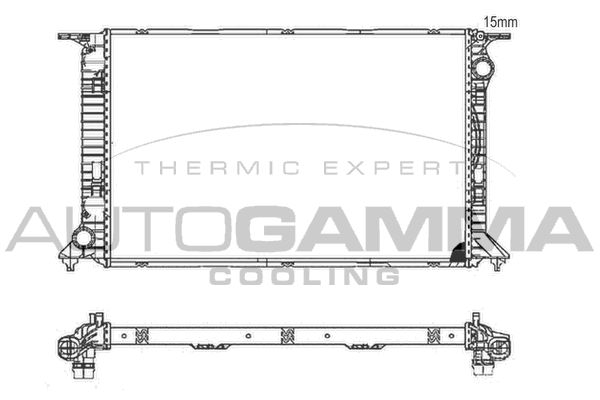 AUTOGAMMA Radiators, Motora dzesēšanas sistēma 105984