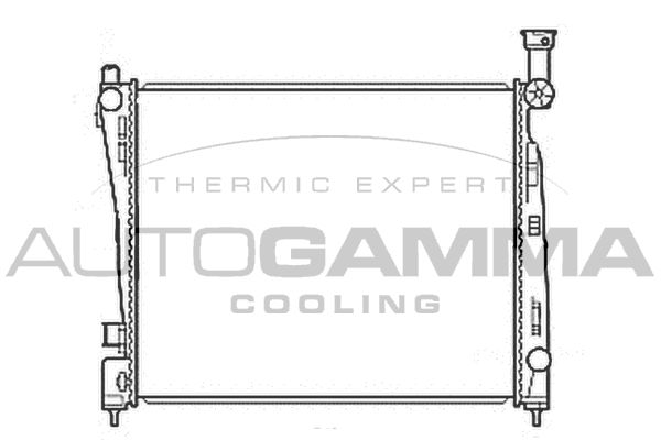 AUTOGAMMA Radiators, Motora dzesēšanas sistēma 107220