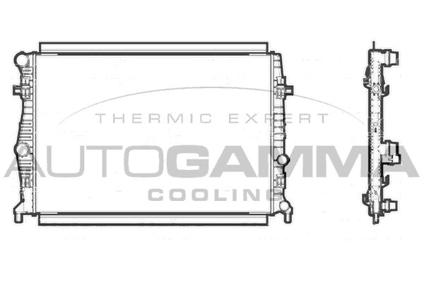 AUTOGAMMA Radiators, Motora dzesēšanas sistēma 107238