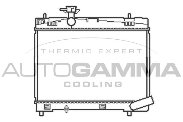 AUTOGAMMA Radiators, Motora dzesēšanas sistēma 107242