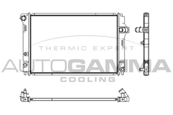 AUTOGAMMA Radiators, Motora dzesēšanas sistēma 107243