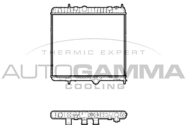 AUTOGAMMA Radiators, Motora dzesēšanas sistēma 107254