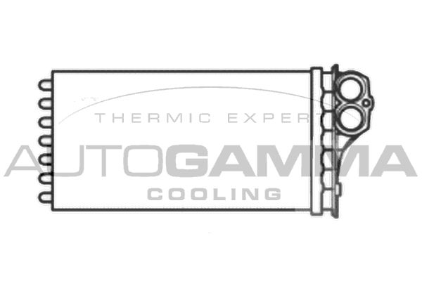 AUTOGAMMA Теплообменник, отопление салона 107263