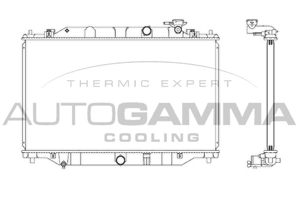 AUTOGAMMA Radiators, Motora dzesēšanas sistēma 107273