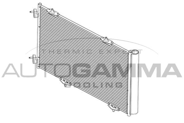 AUTOGAMMA Конденсатор, кондиционер 107288