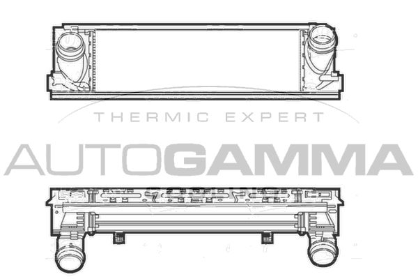 AUTOGAMMA Интеркулер 107299