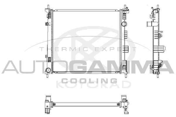 AUTOGAMMA Radiators, Motora dzesēšanas sistēma 107461