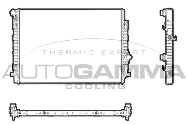 AUTOGAMMA Radiators, Motora dzesēšanas sistēma 107465