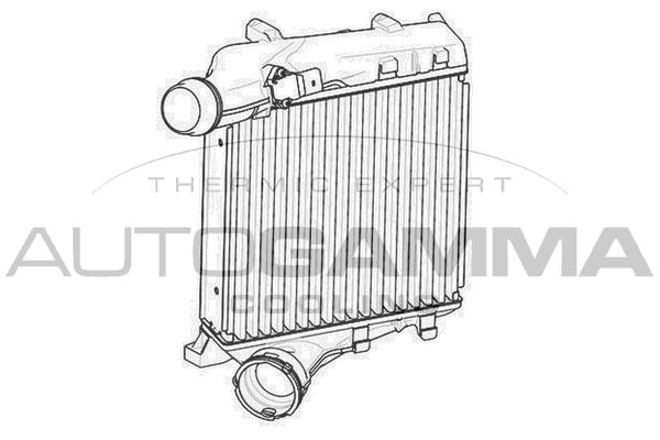 AUTOGAMMA Интеркулер 107554