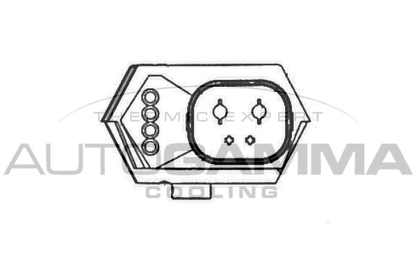 AUTOGAMMA Вентилятор, охлаждение двигателя GA226000