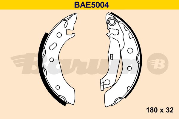 BARUM Комплект тормозных колодок BAE5004