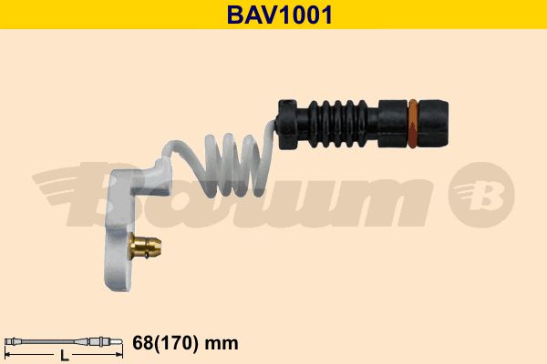 BARUM Indikators, Bremžu uzliku nodilums BAV1001