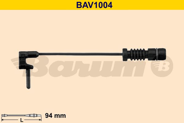 BARUM Indikators, Bremžu uzliku nodilums BAV1004
