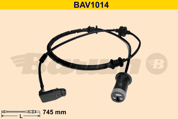 BARUM Indikators, Bremžu uzliku nodilums BAV1014