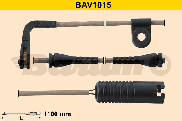 BARUM Indikators, Bremžu uzliku nodilums BAV1015