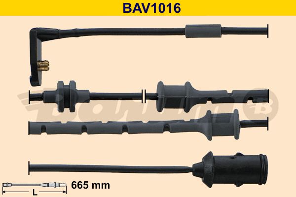 BARUM Сигнализатор, износ тормозных колодок BAV1016