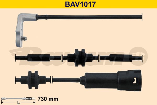 BARUM Indikators, Bremžu uzliku nodilums BAV1017