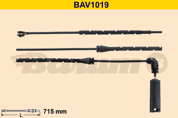 BARUM Indikators, Bremžu uzliku nodilums BAV1019