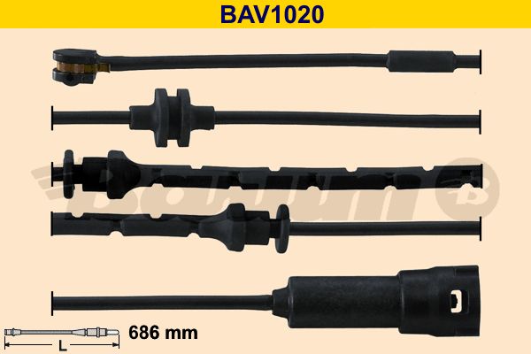 BARUM Indikators, Bremžu uzliku nodilums BAV1020
