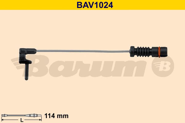 BARUM Сигнализатор, износ тормозных колодок BAV1024