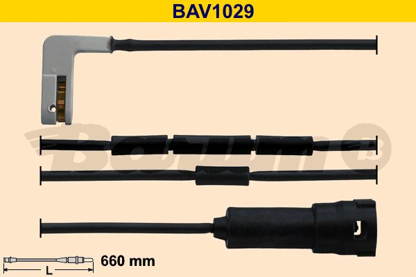 BARUM Indikators, Bremžu uzliku nodilums BAV1029