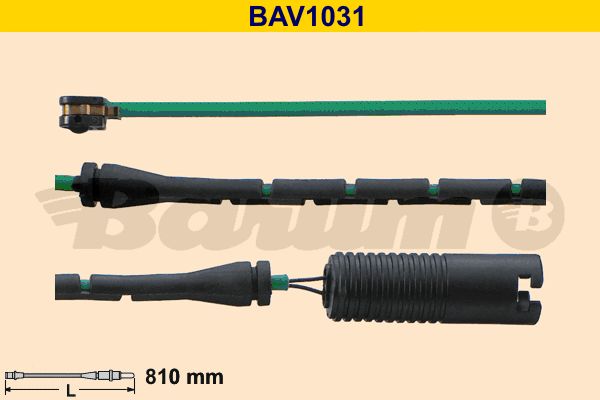 BARUM Indikators, Bremžu uzliku nodilums BAV1031