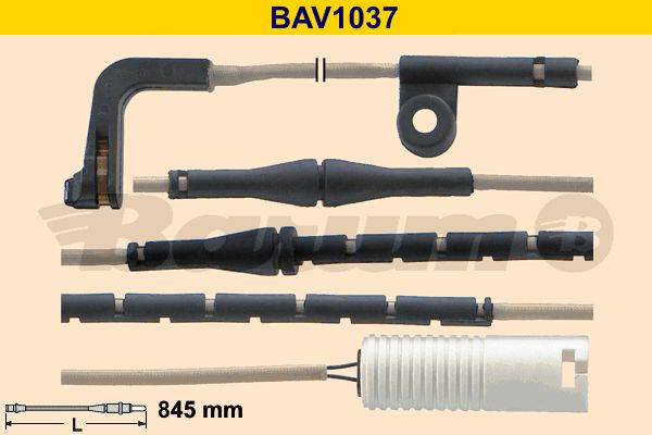 BARUM Indikators, Bremžu uzliku nodilums BAV1037