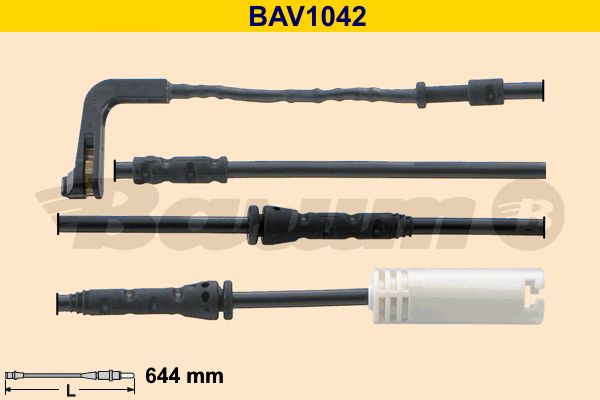 BARUM Сигнализатор, износ тормозных колодок BAV1042