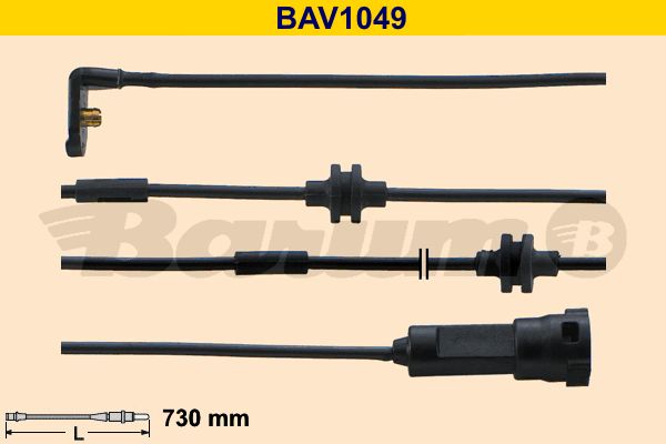 BARUM Indikators, Bremžu uzliku nodilums BAV1049