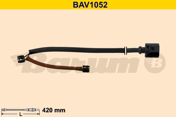 BARUM Indikators, Bremžu uzliku nodilums BAV1052