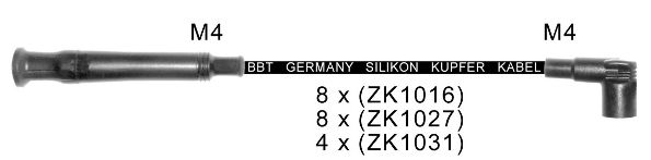 BBT Augstsprieguma vadu komplekts ZK1016