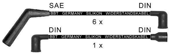 BBT Комплект проводов зажигания ZK1448