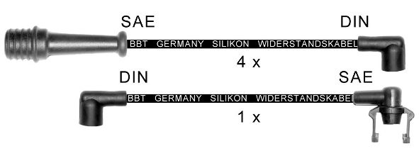 BBT Комплект проводов зажигания ZK1581