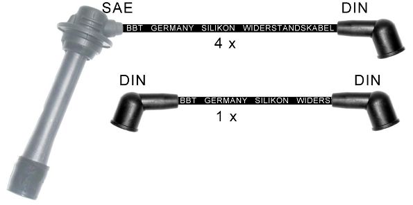 BBT Комплект проводов зажигания ZK1704