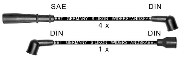 BBT Комплект проводов зажигания ZK1765