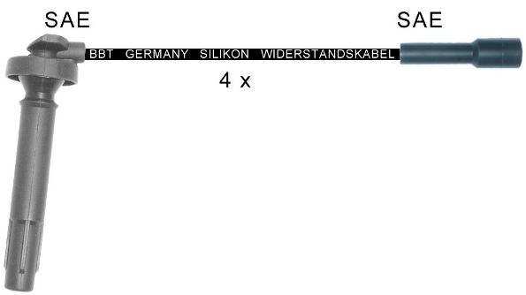 BBT Комплект проводов зажигания ZK1951
