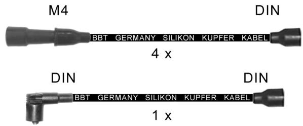 BBT Augstsprieguma vadu komplekts ZK427