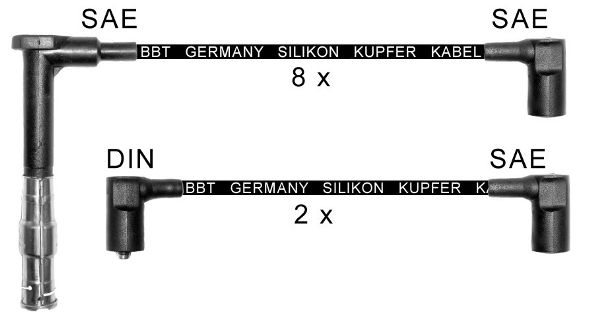 BBT Комплект проводов зажигания ZK432