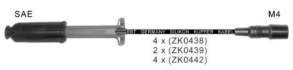 BBT Комплект проводов зажигания ZK439
