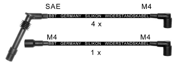 BBT Комплект проводов зажигания ZK743