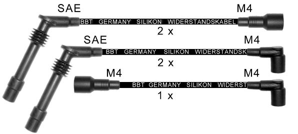 BBT Комплект проводов зажигания ZK749