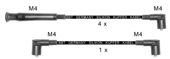 BBT Augstsprieguma vadu komplekts ZK908