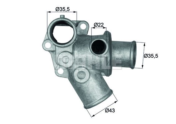 BEHR Termostats, Dzesēšanas šķidrums TI 108 82D