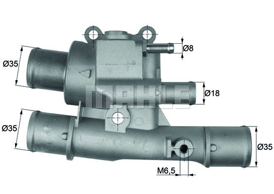 BEHR Термостат, охлаждающая жидкость TI 123 88