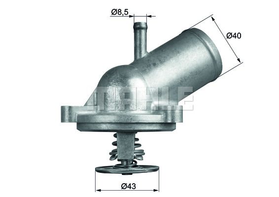 BEHR Termostats, Dzesēšanas šķidrums TI 209 87D