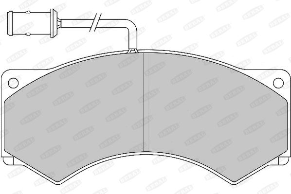 BERAL Комплект тормозных колодок, дисковый тормоз 2902423004117213